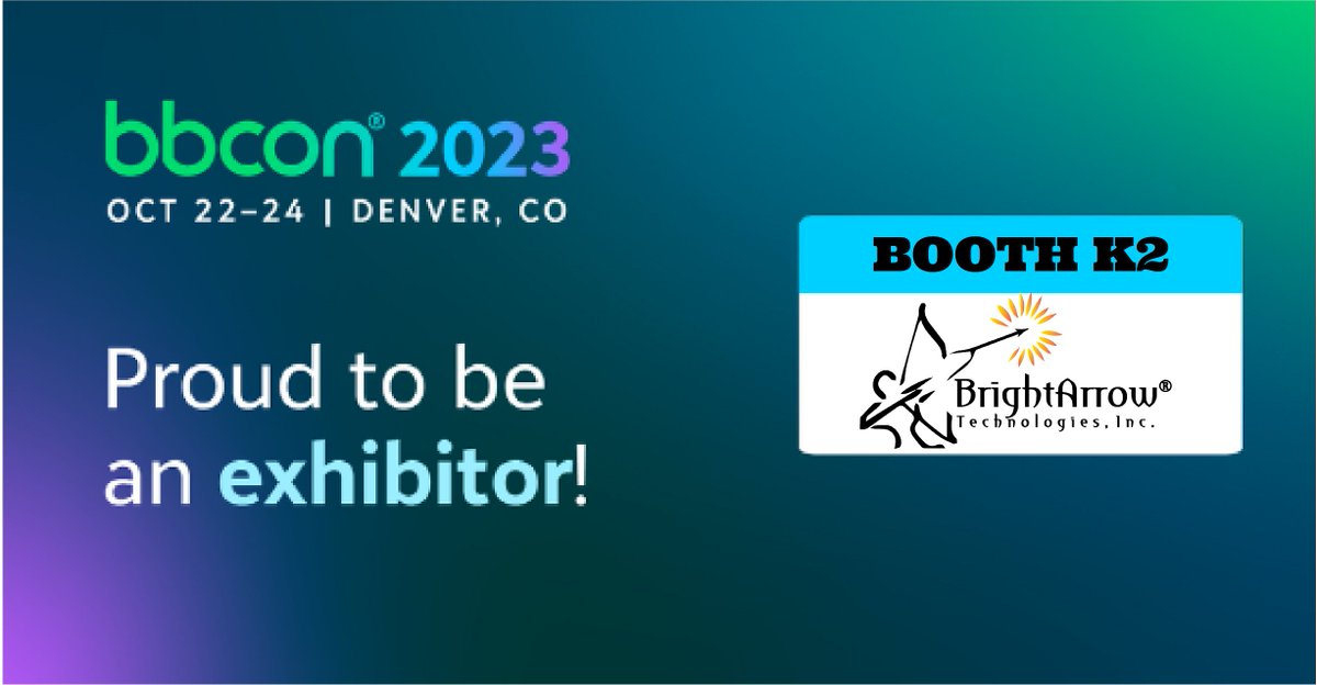 We are delighted to announce that we will be an exhibitor at #bbcon in Denver from October 22-24. If you are heading to bbcon, be sure to stop by Booth K2 to connect with us! 
#blackbaud #k12education #edtech #schools #nonprofit #fundraising