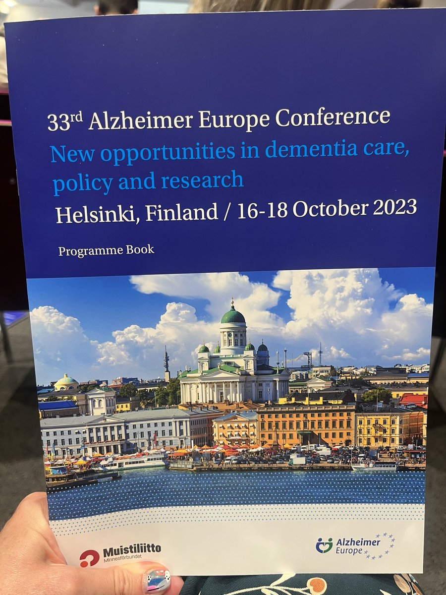Rachael Kelley (@kelley_rach) on Twitter photo Great start to #33AEC Alzheimer Europe conference. Looking forward to presented the counted study led by <a href="/DrSarahJSmith/">Sarah Jane Smith</a> this afternoon - looking at how treatments for dementia are discussed - and meeting more of the 999 other people here all interested in dementia research! Great start to #33AEC Alzheimer Europe conference. Looking forward to presented the counted study led by <a href="/DrSarahJSmith/">Sarah Jane Smith</a> this afternoon - looking at how treatments for dementia are discussed - and meeting more of the 999 other people here all interested in dementia research!