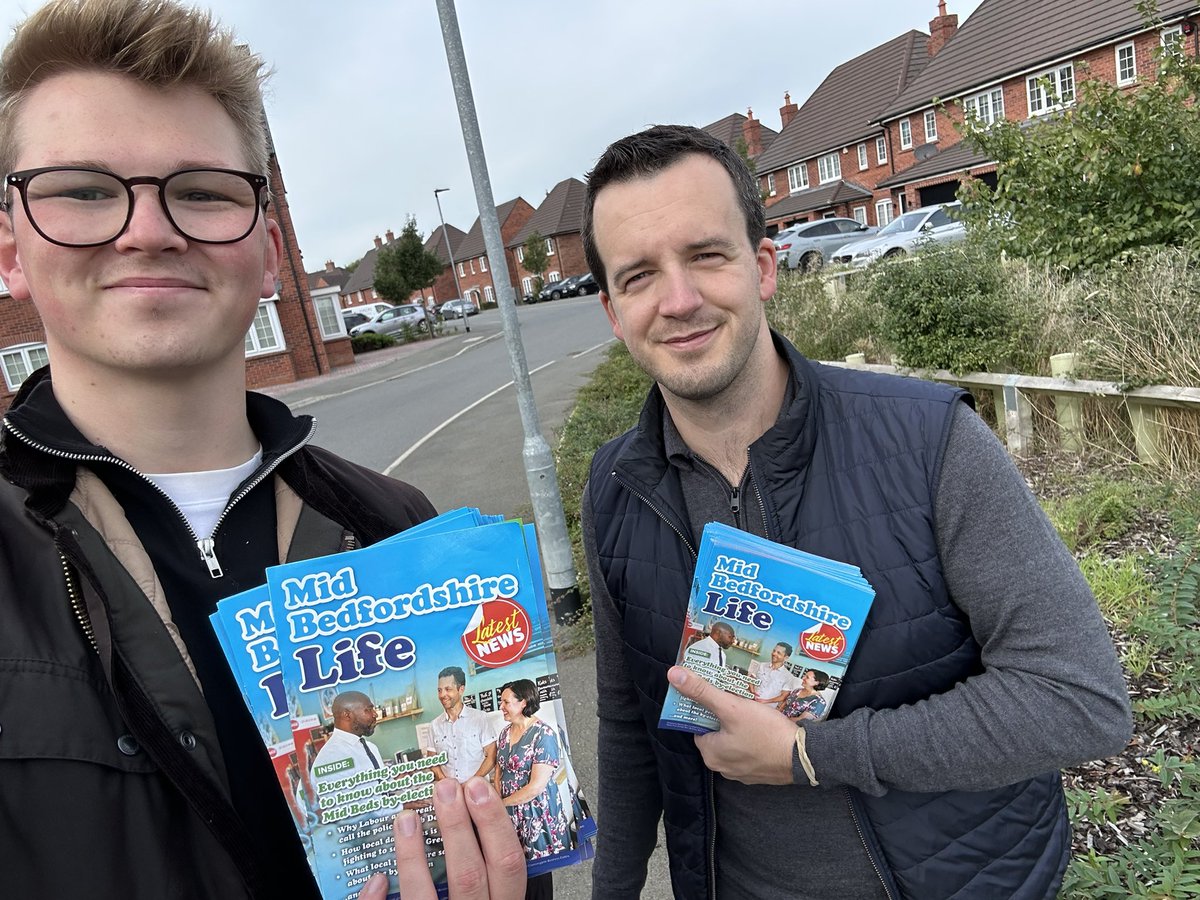 Great to be out in Mid Bedfordshire this morning, supporting our fantastic local candidate Festus Akinbusoye, ahead of the by-election on Thursday. Festus will make a great MP for Mid Bedfordshire and has put the priorities of local residents at the heart of his campaign. 🗳️🔵