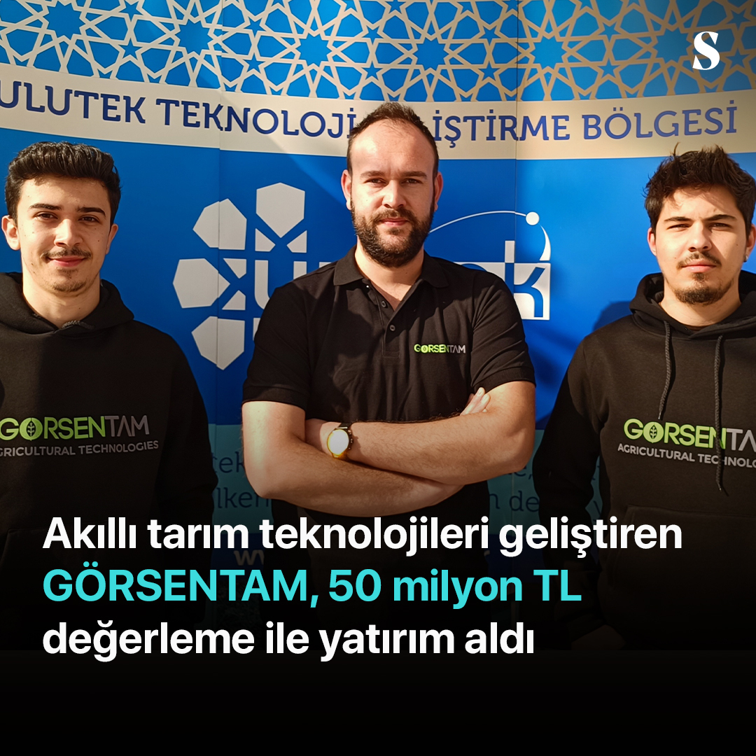 Yapay zeka destekli teknolojisiyle tarım şirketlerinin mahsullerini korumaya yönelik aksiyon almasına yardımcı olan tahmin ve erken uyarı sistemi sunan GÖRSENTAM 50 milyon TL değerleme üzerinden yatırım aldı. swipeline.co/akilli-tarim-t…