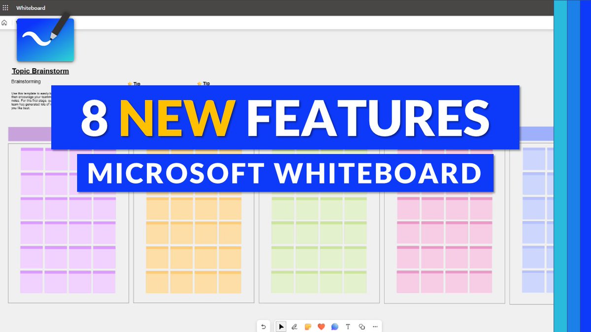 A tutorial video showing 8 new features in Microsoft Whiteboard 📽️ Applies to stand-alone &amp; #MicrosoftTeams. Includes:

🖼️ New board setup
💬 Commenting
⚡ Real-time "Live Text"
✍️ Ink improvements
➕ Lots more

YouTube 📺 youtu.be/oXikPrJ1oGI?si…

#edtech #MIEExpert #MicrosoftEDU