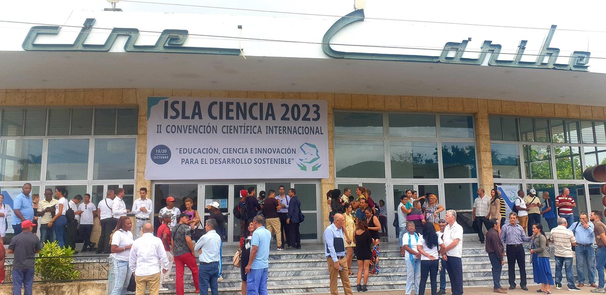 Inicia hoy en #IsladelaJuventud evento #IslaCiencia2023, que bajo el lema Educación, Ciencia e Innovación para el desarrollo sostenible, reúne a académicos, empresarios y estudiantes de 12 países, incluida #Cuba. #MejorEsPosible