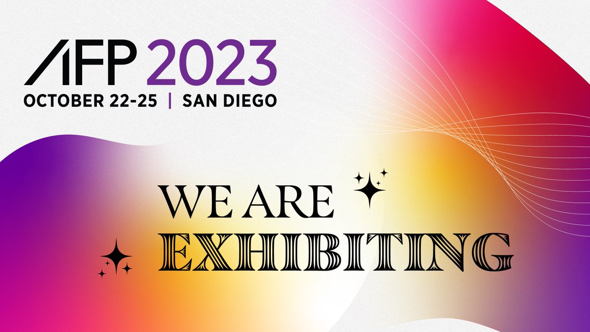 #AFP2023 in sunny San Diego is just one week away! 🏖️  Be sure to visit us at Booth 126.