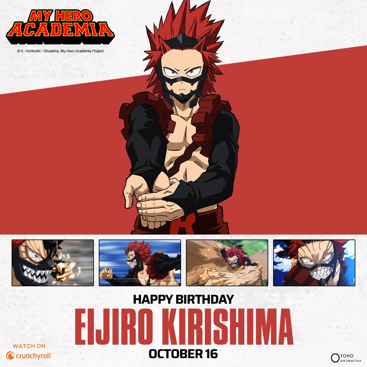 Happy birthday, Kirishima! ❤️