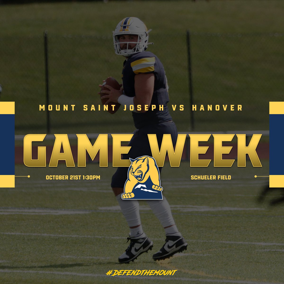 MSJ_FB's tweet photo. 𝐇𝐎𝐌𝐄𝐂𝐎𝐌𝐈𝐍𝐆 𝐖𝐄𝐄𝐊

🆚 | Hanover College
🏟️ | Schueler Field
📍 | Cincinnati, OH
🗓️ | October 21st, 1:30pm

#MountUp
#DEFENDTHEMOUNT
#HCAC https://t.co/PnaylTo2CN