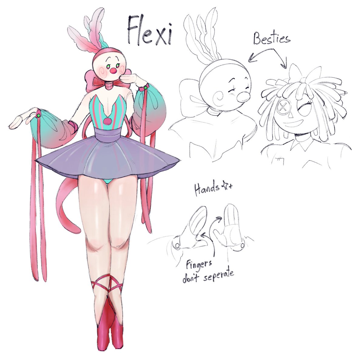 Javadoodle404's tweet image. Updated design of my bby
.
#DigitalCircusOC #DigitalCircusfanart
