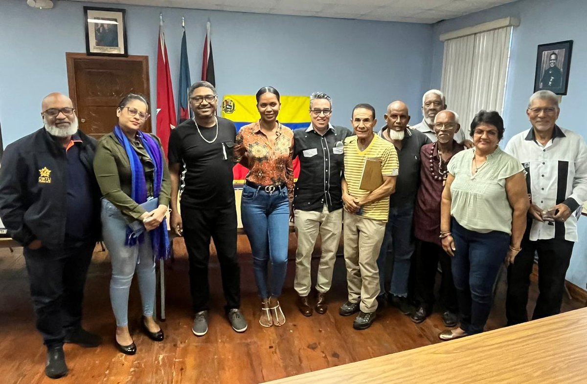 To mark the 2nd anniv of the kidnapping of #FreeAlexSaab, the film "Alex Saab, a Kidnapped Diplomat" was screened <a href="/OWTU1937/">Oilfields Workers Trade Union</a> in San Fdo #TrinidadandTobago. #Venezuela Amb Álvaro Sánchez delivered remarks and answered questions. All attendees expressed solidarity

<a href="/DavidAbdulah_tt/">David Abdulah</a>