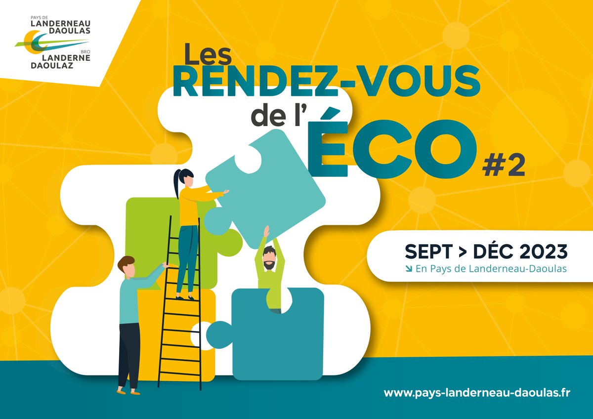 Nos rendez-vous de l'Éco reviennent en force ! Participez au CAFÉ RENCONTRE entreprises et habitants que nous organisons avec Défi Emploi Pays de Brest et nos partenaires de l'économie le 19/10 à Daoulas. Toutes nos dates : ow.ly/JWoY50PX1GY
#CAPLD