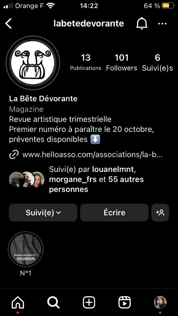 greg_sld's tweet photo. Avec une amie, on lance une revue d’art dont le premier numéro sort ce mois-ci. 

Le premier thème de La Bête Dévorante aborde la question de la mise à nu et est riche d’une vingtaine de projets.

N’hésitez pas à nous soutenir où à partager si cela vous plaît ✨

@labetedevorante https://t.co/lnar1gk5IN