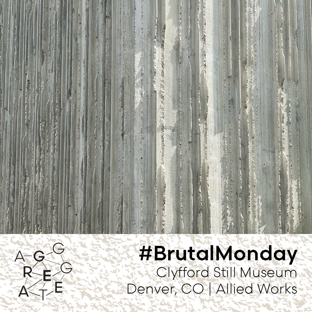 AggregateStudio's tweet photo. It’s #BrutalMonday! This concrete at the Clyfford Still Museum by Allied Works is simply amazing. I think I’m going to talk about it in my Pecha Kucha this week.
.
.
.
#architecture #chicago #chitecture #chiarchitecture #chicagoarchitecture #ilookup #aiachicago #aggregatestudio https://t.co/na2srrBoQg