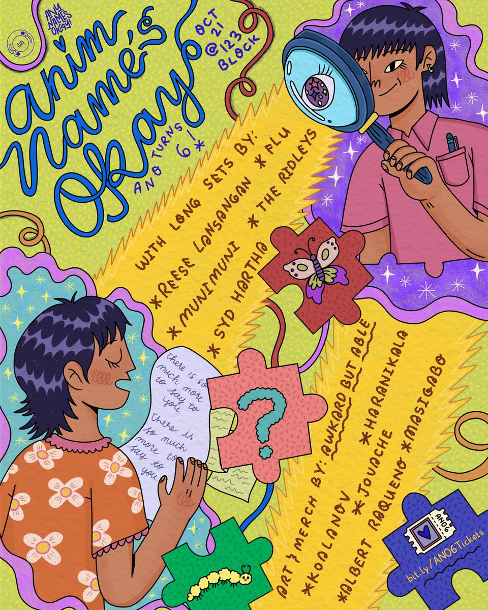 there's so much more to discover… at the Anim Name's Okay! @AnyNamesOkay turns 6! 💙👀🔎🦋🧩 