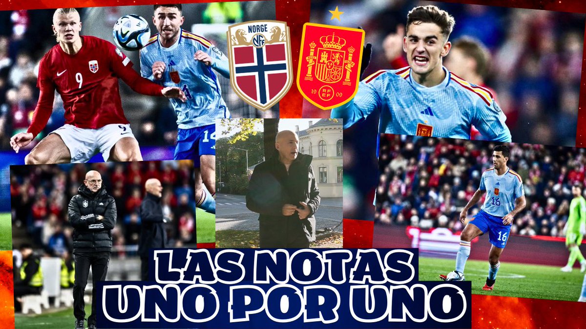 Ya tenéis en el canal el video de las notas uno por uno del Noruega-España. Dejamos Oslo, preciosa ciudad. Esta noche un tremendo Grecia-Países Bajos que tendrá análisis nada más terminar en el canal. Y otro video de <a href="/Futbolconkarma/">Víctor Romero</a> desde Guam en breve.