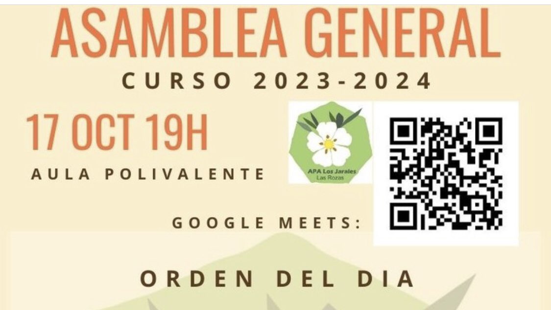 Os informamos de la Asamblea General.