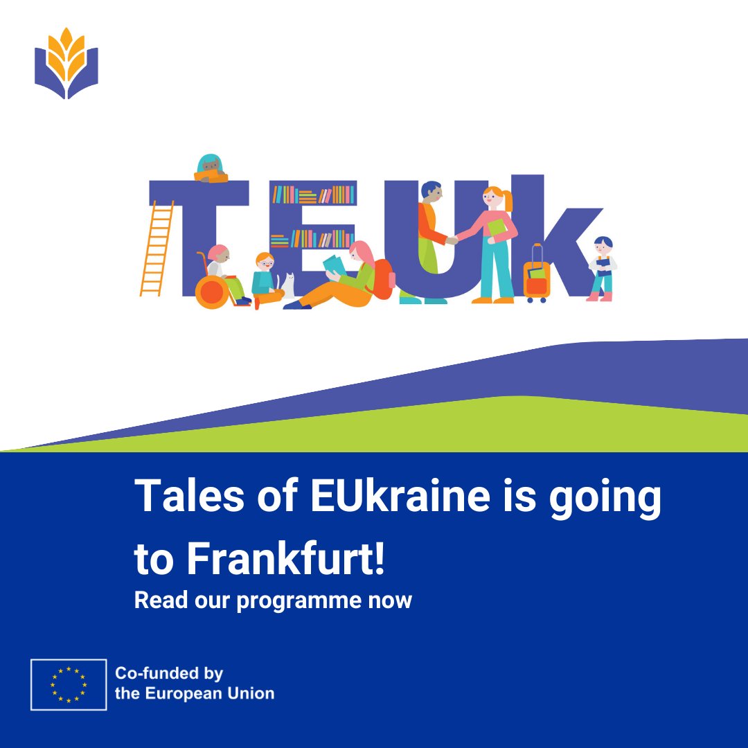 TalesofEUkraine's tweet photo. 🙌We're #ready!
🇩🇪 #TalesOfEUkraine is going to @Book_Fair
👉 Read our programme here: https://t.co/ciw1lhKCmI
#TEUk #CreativeEurope @aldusnet @boev https://t.co/tmVmNQSqCB