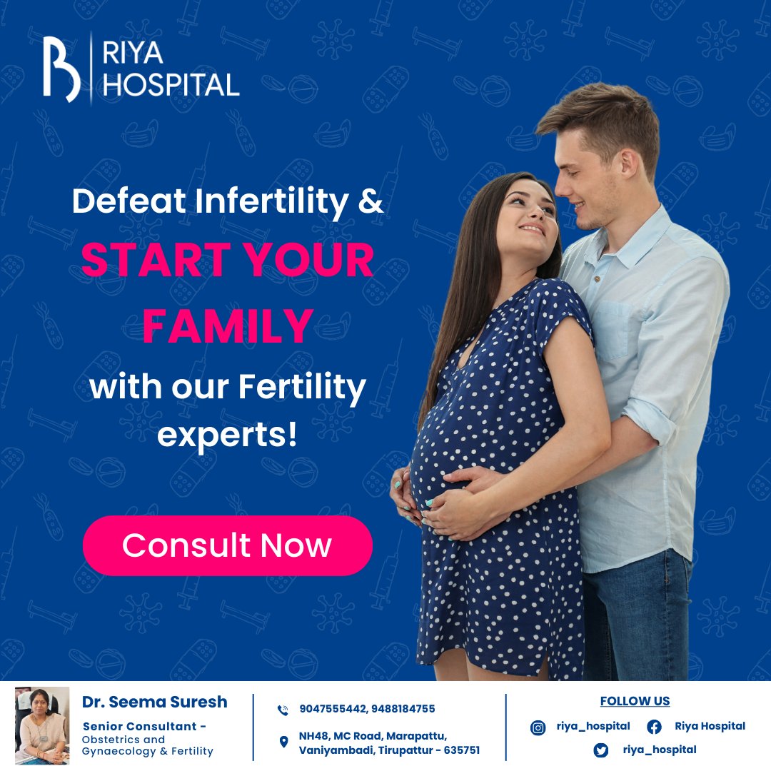 Your journey to parenthood begins here 🏥 @riya_hospital 

#riyahospital #vaniyambadi #ambur #drseemasuresh #tirupattur #maternityhospital #pregnancy #maternity #instagood #babylove #instagram #beautiful #babycare #nature #expectingmom #obstetrics #gynecology
