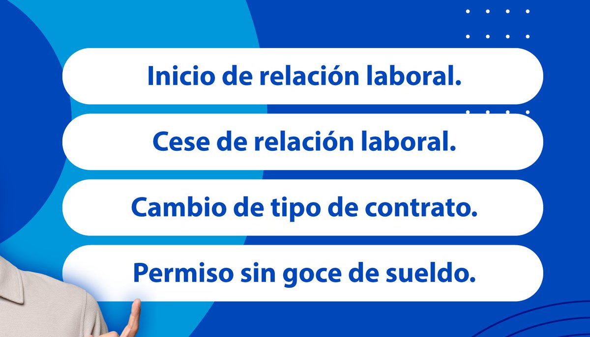 AFC_Chile's tweet photo. 📝 Recuerda informar los movimientos del personal de tu #empresa para evitar posibles deudas.
Conoce los plazos y vías para hacerlo aquí 👉 https://t.co/V71neMTQGy
#cesantía #desempleo #empresa #AFChile https://t.co/eTIVw0VKCX