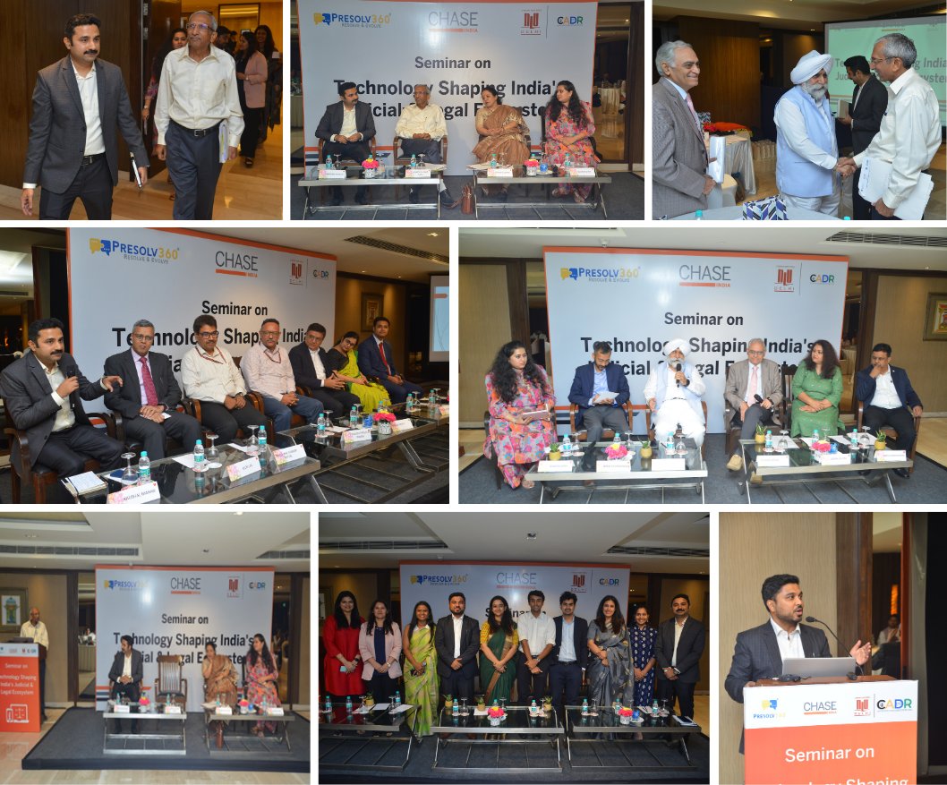 chase_advisors's tweet photo. (1/3) We are thrilled to share the success of our latest event -"Technology Shaping India's Judicial and Legal Ecosystem."
@presolv360 @cadrnlud
#ecourts #legaltech #judicialtech https://t.co/KgBwqweQ52