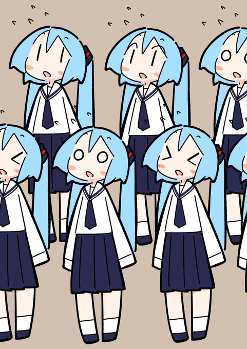 初音ミクシンフォニー2023合唱隊の(*'ω`*)はつねみくさん('ω`)っていうか主演が何してるんですかw 