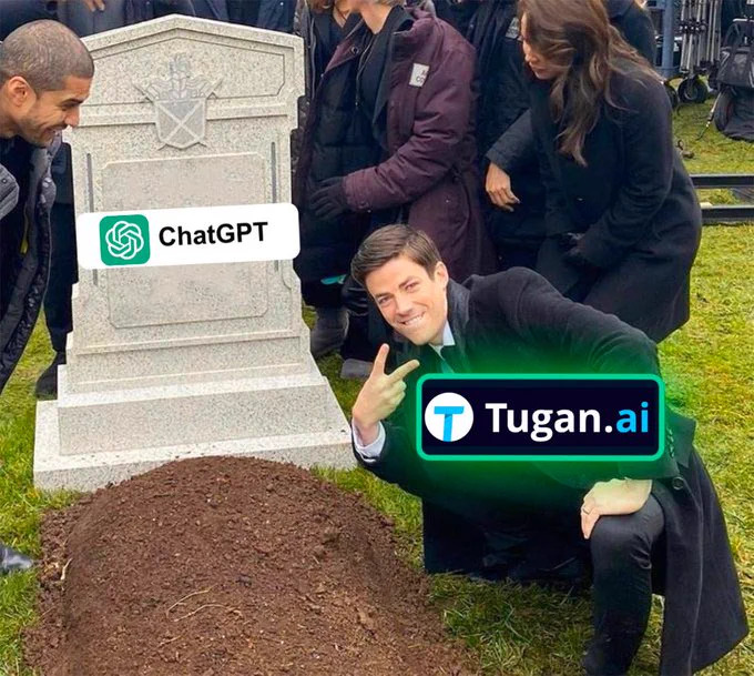 ChatGPT está siendo enterrado vivo

Tugan.ai es demasiado buena creando contenidos de primera clase

Esto es lo más impresionante que Tugan.ai puede hacer:

🧵Hilo (IA GRATIS)