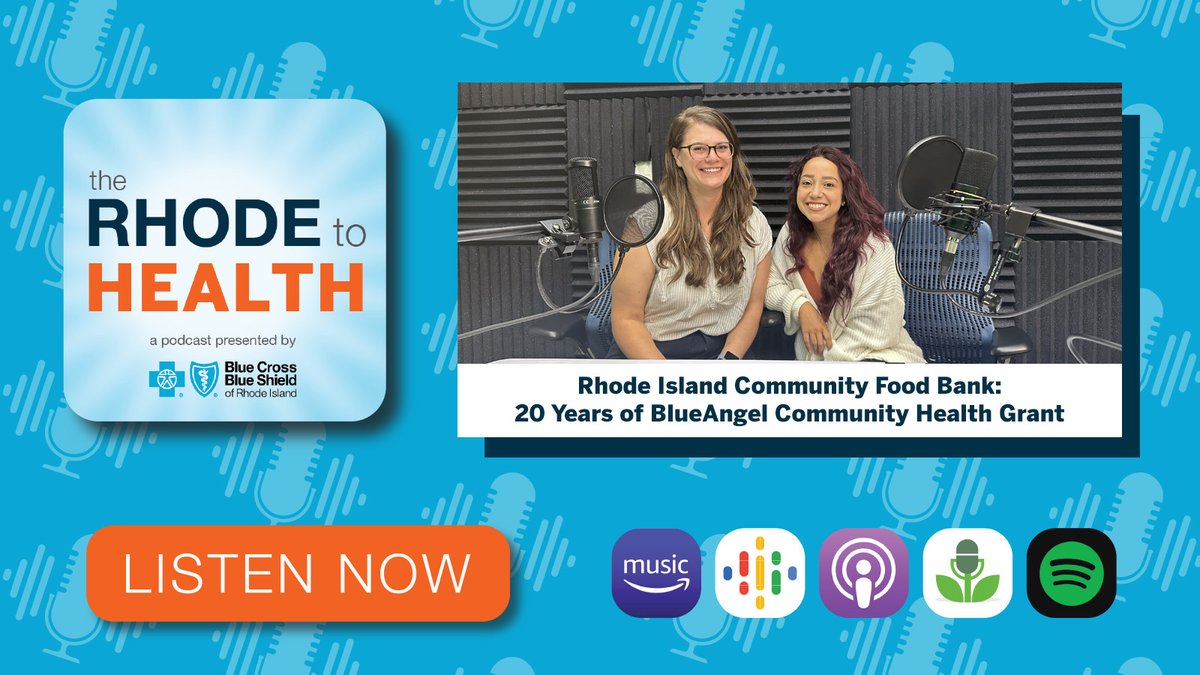 Blue Cross & Blue Shield of Rhode Island (@bcbsri) on Twitter photo Continuing our celebration of 20 Years of BlueAngel Community Health Grants, we speak with a beloved institution: <a href="/RIFoodBank/">RI Food Bank</a>. Hear from Food Bank managers Flannery Sullivan and Yesenia Barnier on this episode of #TheRhodeToHealth: ow.ly/kOeW50PX5Wr Continuing our celebration of 20 Years of BlueAngel Community Health Grants, we speak with a beloved institution: <a href="/RIFoodBank/">RI Food Bank</a>. Hear from Food Bank managers Flannery Sullivan and Yesenia Barnier on this episode of #TheRhodeToHealth: ow.ly/kOeW50PX5Wr