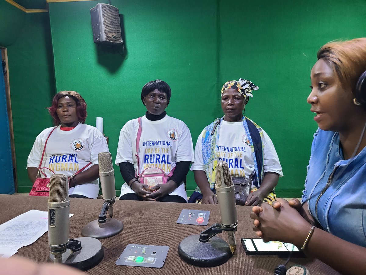 AP-WORP led by the founder, Florence Munteh celebrate the international day of the Rural woman by Recorgnising the women Heroes who feed our communities on daily basis. From the farms to the studio of CRTV, these women amplified their voices raising awareness on challenges