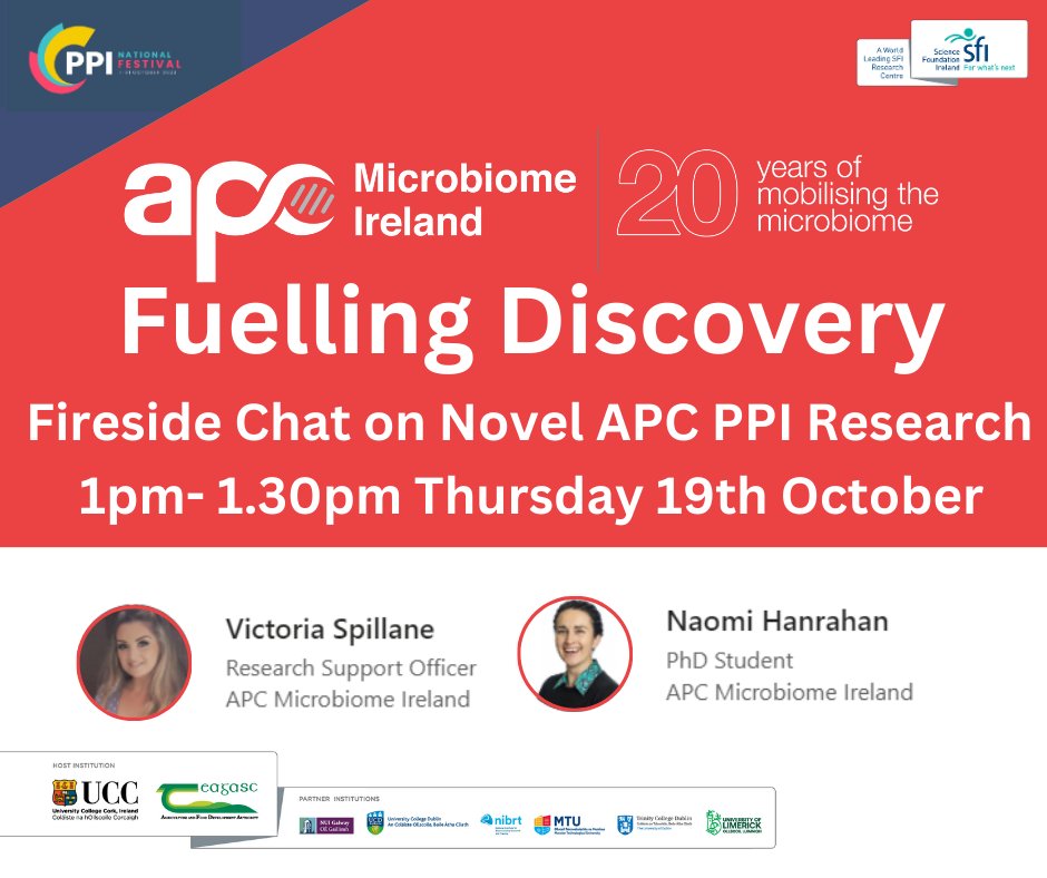 Join APCs <a href="/v_spillane/">Victoria Spillane</a> and <a href="/hanrahannaomi/">Naomi Hanrahan</a> this Thursday lunchtime as they have a virtual fireside chat on Novel APC PPI Research as part of the <a href="/PPI_Ignite_Net/">PPI Ignite Network Ireland</a> festival. 
Booking free: bit.ly/APCPPI
