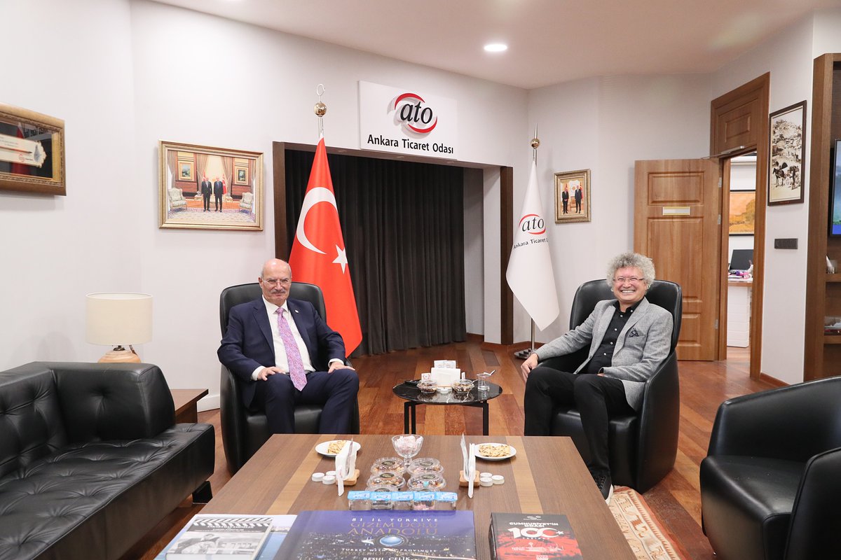 Ankara Ticaret Odası Başkanı @GurselBaran, ATO 2 No'lu Konfeksiyon- Hazır Giyim- Triko Meslek Komitesi Meclis Üyesi Hayati Akbaba'yı konuk ederek çalışmaları hakkında bilgi aldı.