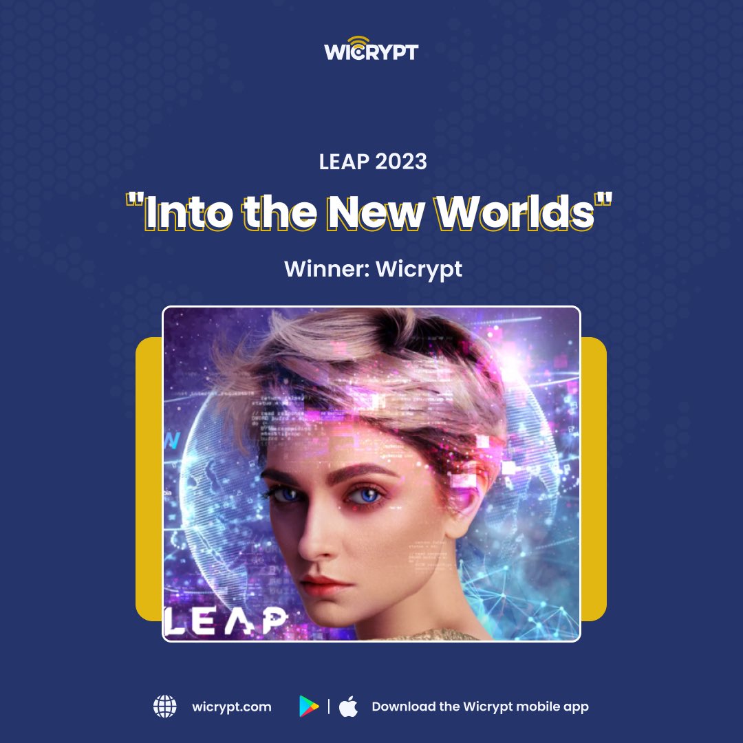 In February 2023, Wicrypt won the 'Into New Worlds' Award at the 2023 LEAP event in Saudi Arabia. disrupt-africa.com/2023/03/02/nig… Bagging a grant of $150,000 to further expand our reach to underserved locales accross the globe.