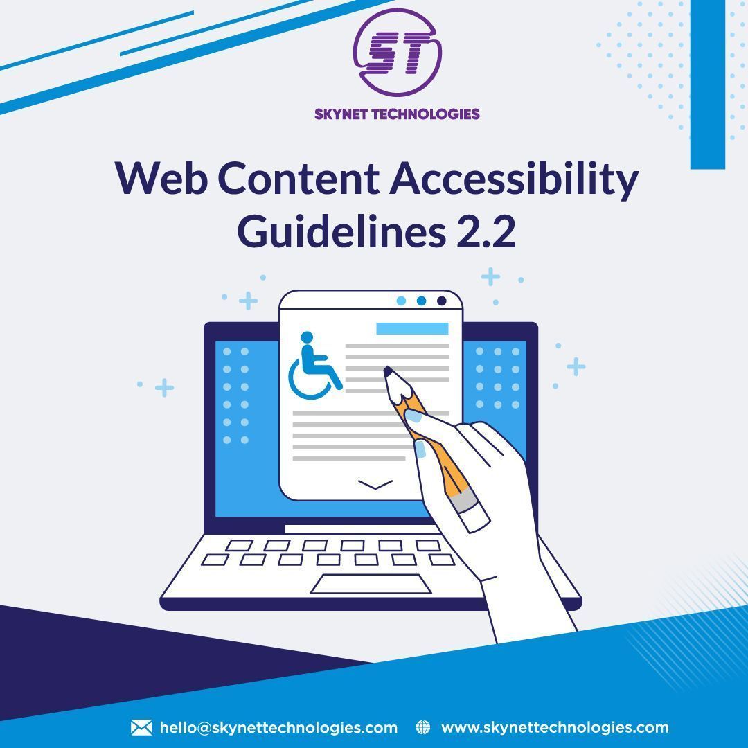 Skynet_LV's tweet image. Web Content Accessibility Guidelines (WCAG) 2.2 has been released by @W3C! Explore the requirements and impacts of it!

buff.ly/45zTlS7 

#WebContentAccessibilityGuidelines #WCAG #WebAccessibility #ADACompliance