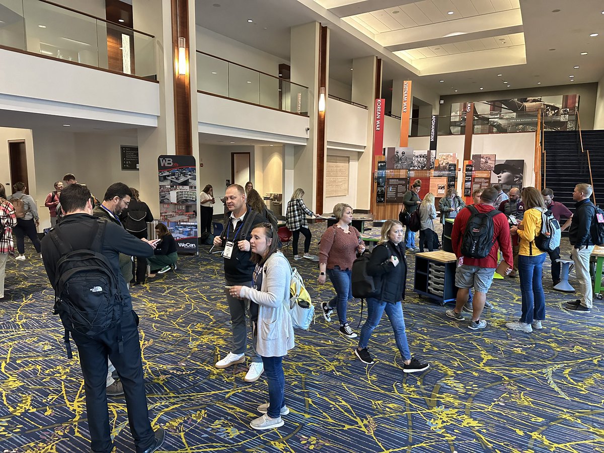 Check in underway for the 2023 ITEC Fall Conference. Great day to talk technology and education! #itecia