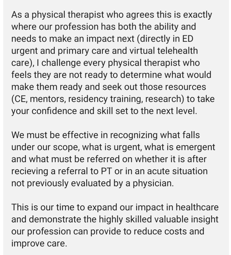 The ED DPT tweet media