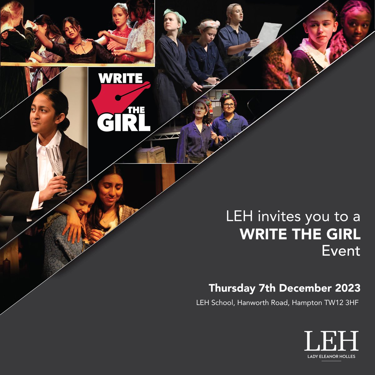LEHDrama's tweet photo. Plans are well underway for our next Write the Girl event! An afternoon of workshops for schools and playwrights.

For further information check out the link in the bio 🎭

#lehschool #lehdrama #writethegirl https://t.co/CGOkgjmvbT