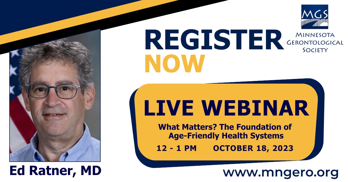 MNGero's tweet photo. 🚨LAST CHANCE TO REGISTER for this free, live #agefriendly program featuring Edward Ratner - learn more and sign-up today at https://t.co/bIKgJVgwJB https://t.co/doxLxvjEJs