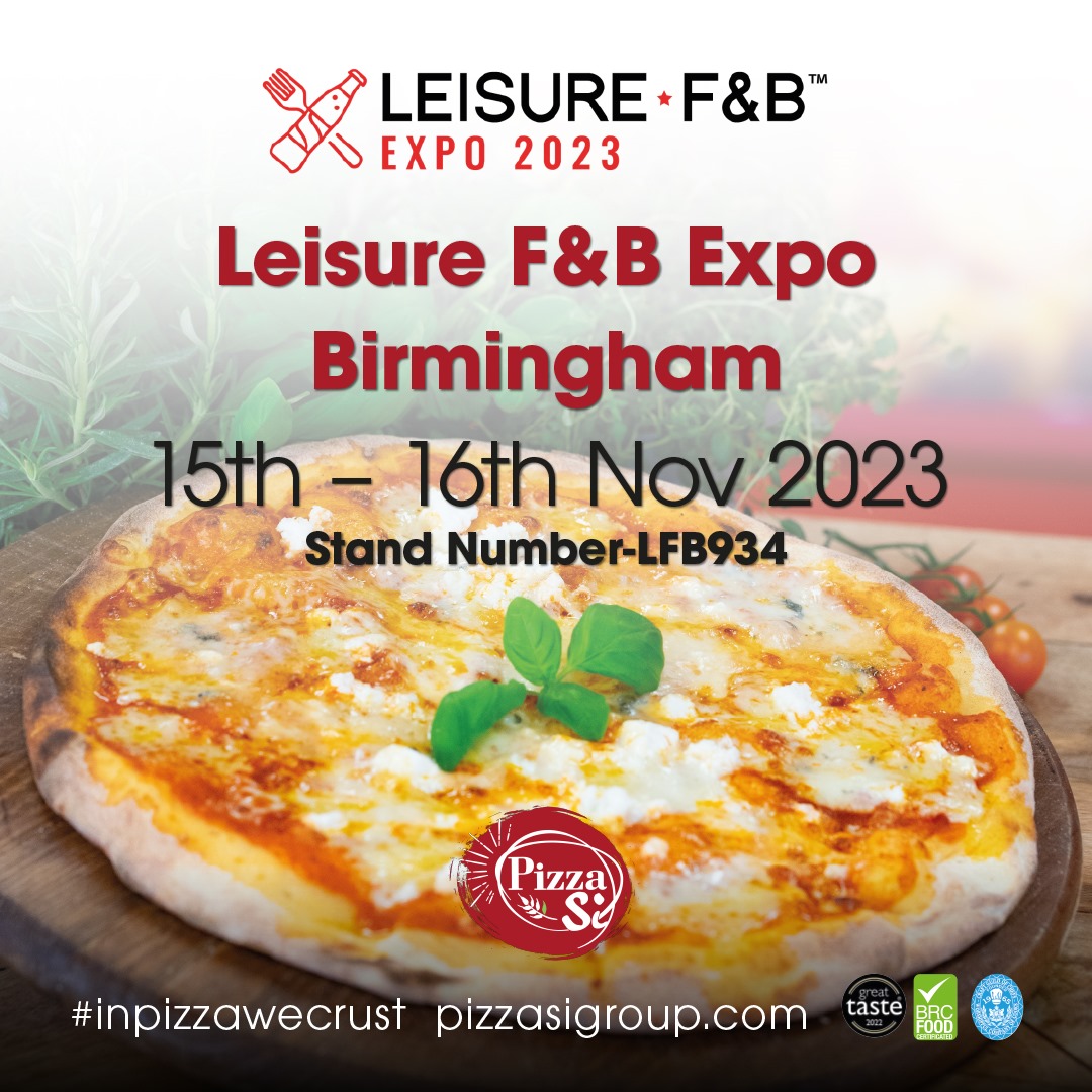 Join us <a href="/LeisureFB/">Leisure Food & Beverage Expo</a> in Birmingham on November 15-16, 2023. Look for us at Stand #LFB934 and learn how #Pizzasi can improve your business, whether you're a part of a hotel, restaurant, stadium, or anything related!

Mark your calendar, see you at stand LFB934!🍕😋