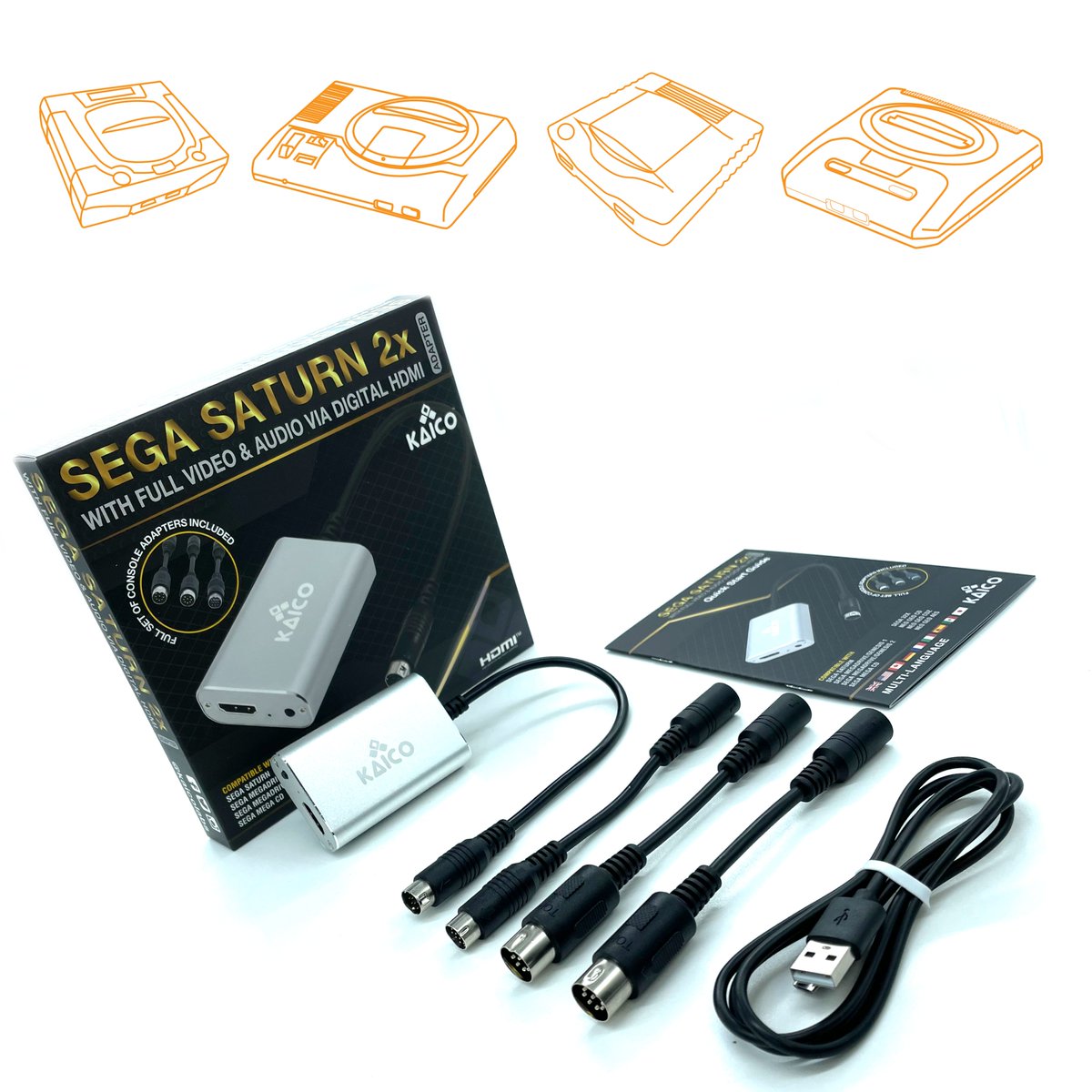 Check out our Kaico SEGA HDMI Line Doubler   

Available now on our Website, eBay and Amazon

kaicolabs.com/product/kaico-…

Works with:  
Sega Saturn 
Sega Megadrive/Genesis 1 &amp; 2 
Sega Mega CD 
Sega 32X 
Neo Geo CD 
Neo Geo CDZ 
Neo Geo AES

#SEGA #Megadrive #Genesis #Saturn #Kaico