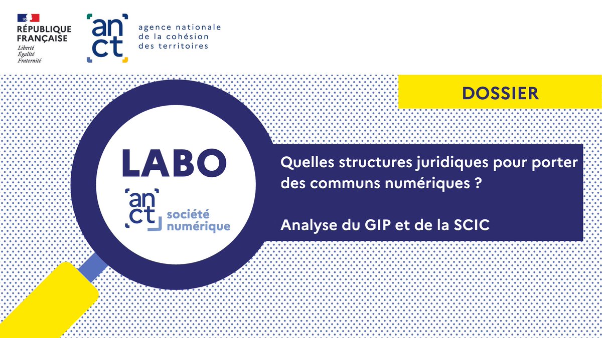 MissionSoNum's tweet image. 📝« Quelles structures juridiques pour porter des communs numériques ? »
🔎A 3 jours du @NumEnCommuns national 2023 à @BxMetro, retrouvez sur notre #LaboSoNum ce dossier complet mettant à l&apos;honneur le portage de communs numériques par les GIP et SCIC➡️ labo.societenumerique.gouv.fr/fr/articles/qu…
