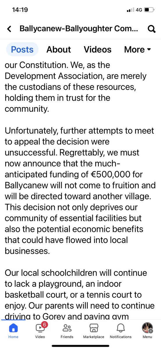Statement on behalf of Ballycanew Ballyoughter community Development Association 1/2 @byrne_padraig @malcolmbyrne @GoreyGuardian @SouthEastRadio @Wexford_Weekly @WexfordLocalDev