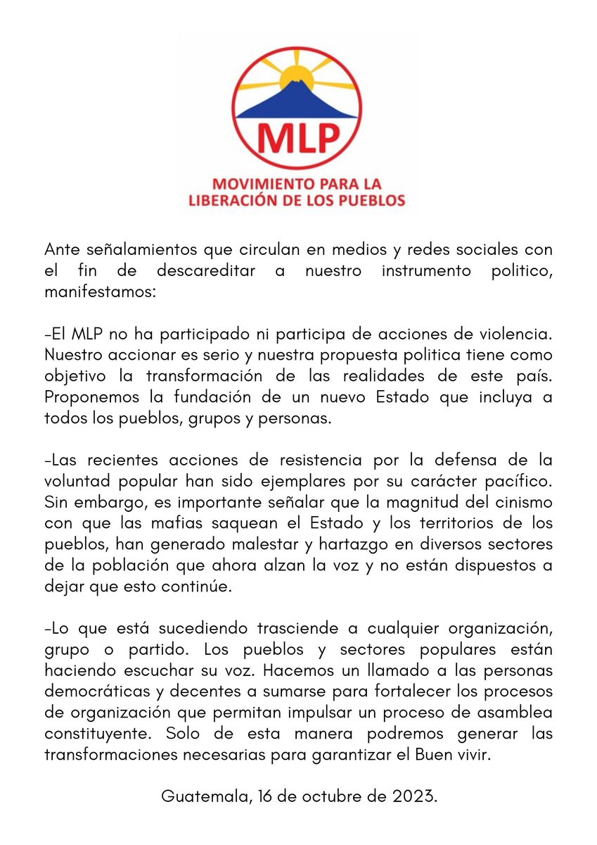 Bancada MLP tweet media