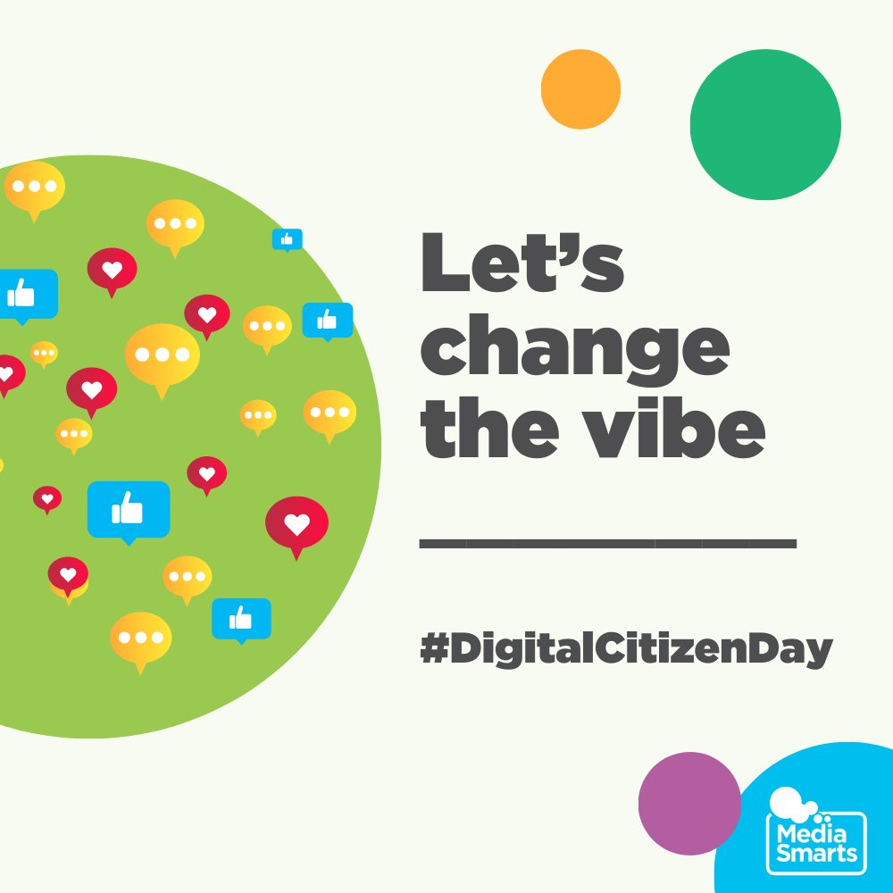 Today is #DigitalCitizenshipDay You have more power than you think. Instead of spreading rumours or misinformation, ignore or report those posts. When you something that makes you smile, share it. 
#SocialLEADia @JCasaTodd @MediaSmarts