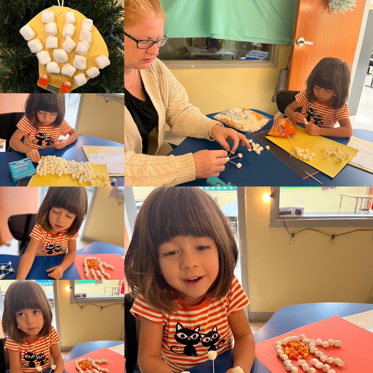RCPS_EarlyLearn's tweet image. Building and Counting with Marshmallows. 
#Finemotordevelopment #prek 
#FamilyEngagementEarly #mathreasoning