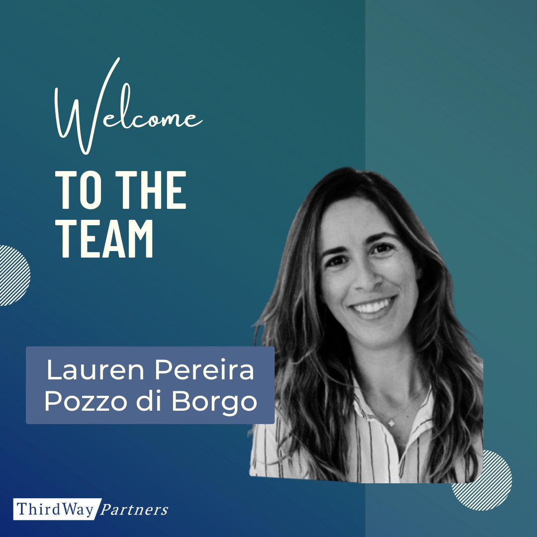 Join us in welcoming Lauren Pereira Pozzo di Borgo to ThirdWay as she embarks on an exciting journey as an Advisory Director based in our Maputo office.

Learn more about her here: linkedin.com/feed/update/ur…

#Welcometotheteam #TeamThirdWay