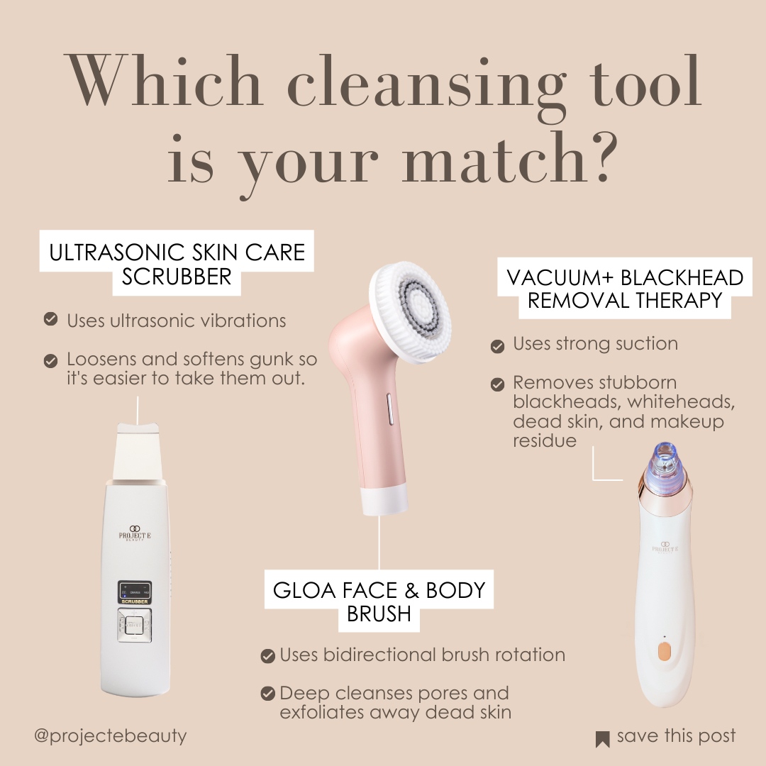 When it comes to cleansing, we've got OPTIONS✨
Which one's your pick?

Don't miss our Autumn Favorites sale, until October 23, 2023. 🛒🛒

#FaceBrush
#UltrasonicScrubber
#VacuumBlackheadRemover
#BodyBrush
#LuxurySkincare
#SkinJourney
#SkincareHacks