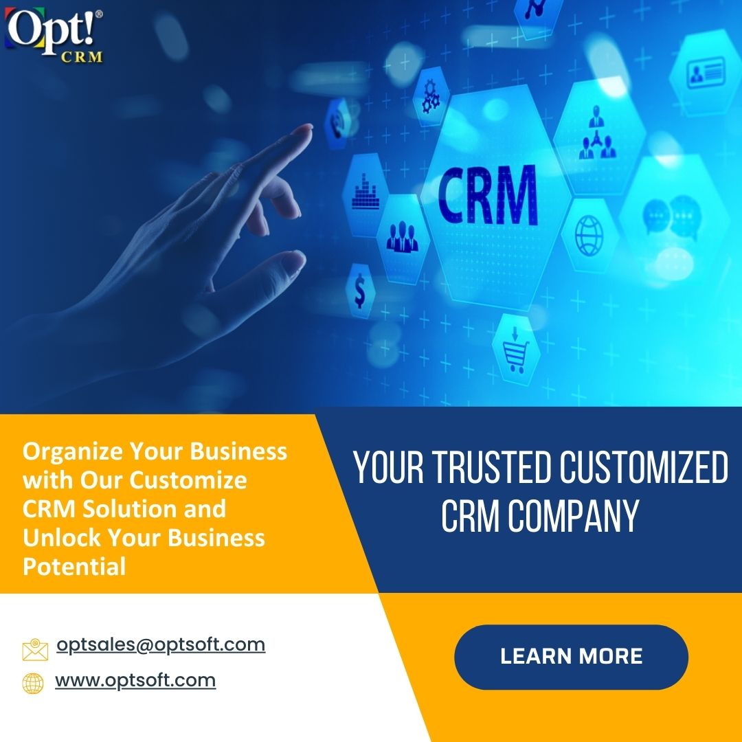 OptsoftInc's tweet photo. The Ultimate Customize CRM for Growing Businesses – OptSoft Inc.
https://t.co/IAsxdly1Jp
#Optcrm #crm #crmsoftware #erp #business #software #marketing #sales #technology #leadsmanager #leadscommerce #css #crmsoftware #ecommerce #salesforce #dynamics #cloud #envato #erpsoftware https://t.co/CHyE99d4Tx