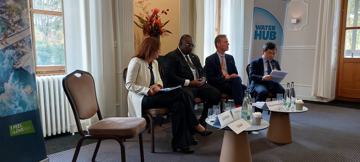 18th GoF of #water and #Peace, with 🇸🇮chairing and sec <a href="/GenevaWaterHub/">Geneva Water Hub</a>,  discussing the pertinent issue of women meaningful participation in water diplomacy. Connecting #WPS and water agenda, with <a href="/LGberie/">Lansana Gberie</a> , <a href="/UNECE_Water/">Water Convention & Protocol on Water and Health</a>, <a href="/DCAF_Geneva/">DCAF HQ</a>, <a href="/gendercal/">Callum Watson</a>, <a href="/ROK_Mission/">Republic of Korea Mission to the UN🇰🇷🇺🇳</a> and @PPJ_Bekkers.