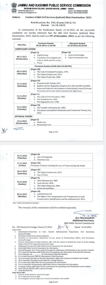 saket1925's tweet image. #JKCSJudicialMains: Upholding judicial integrity is our priority. We kindly request more time for mains prep, aiming for competence. @arjunrammeghwal, your support means a fair shot for us. #JudicialAspirants #TimeExtension #FairOpportunity🏛️📚