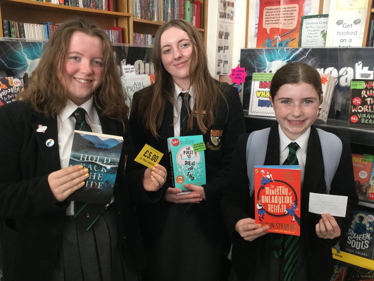 SullivanUpp_Lib's tweet photo. Well done to the winners of our @scholasticuk
@travellingbooks #bookfair #quiz who redeemed their prize vouchers for titles by @AdamSilvera @MESalisbury @redbreastedbird @goraina @SueWallman๐โค๏ธ๐#lovereading #ShareYourFair #prizes #quizzes #BookWeekNI @LibrariesNI #OurBigRead https://t.co/DA6PTsbfhb
