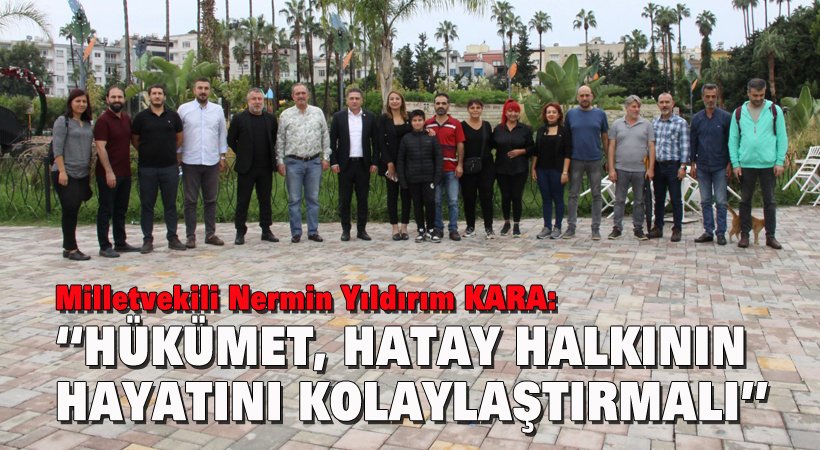 Cumhuriyet Halk Partisi Hatay Milletvekili Nermin Yıldırım Kara, basın mensupları ile bir araya geldi. Programa, gazetecilerin yanı sıra, Hatay Milletvekili Servet Mullaoğlu, İskenderun Belediye Meclis üyesi Güray Yayla da katıldı. #nerminyıldırımkara #servetmullaoglu