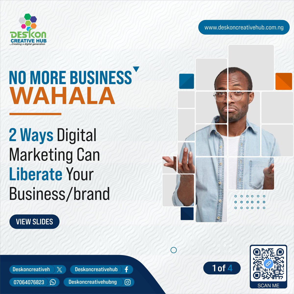 Deskoncreativeh's tweet photo. While you're complaining abt Not having clients,

Individuals are in desperate Need of the Exact services you're Offering But THEY CAN'T FIND YOU!

Its time to bring your business to their DOOR STEP through Digital Marketing

View thread⤵️

 #GTS40K #wizkid  #NoBraDay #Unilorin https://t.co/OvihjEOgS0