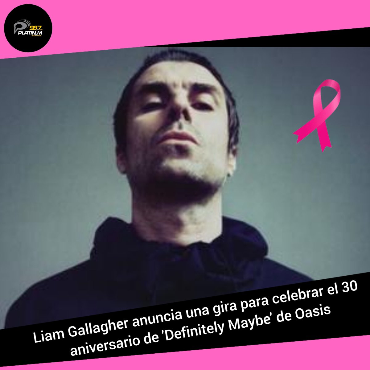 Liam Gallagher ha anunciado la gira del álbum debut de Oasis para celebrar su 30 aniversario. La gira recorrerá Reino Unido y Irlanda en junio de 2024, 30 años después de la publicación del álbum en 1994. "Estoy dando saltos por la casa para anunciar la gira 'Definitely Maybe'".