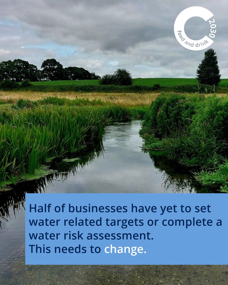 We @WRAP are celebrating #WorldFoodDay themed ‘Water is life, water is food’ by publishing our #WaterRoadmap Annual Report. The food & drink      industry relies heavily on water, with 72% of freshwater withdrawals for agriculture. More companies need to act. #Courtauld2030
